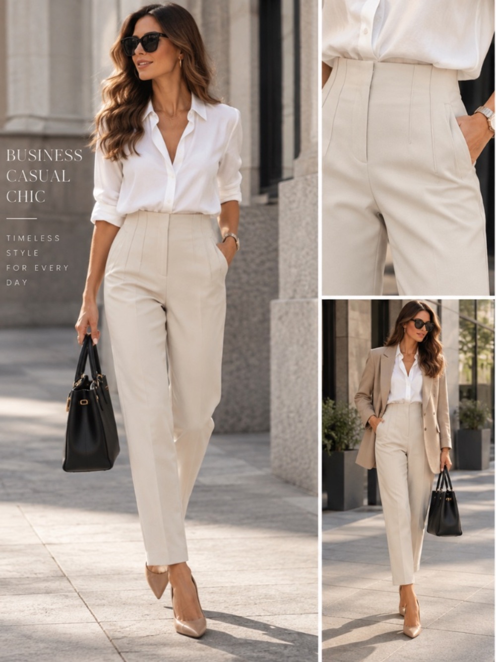 Zara High-Waisted Tailored Trousers – Size Small – New with Tags